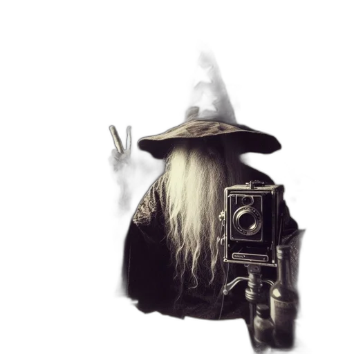 hat, staff, mask, jacket transparent PNG cut-out