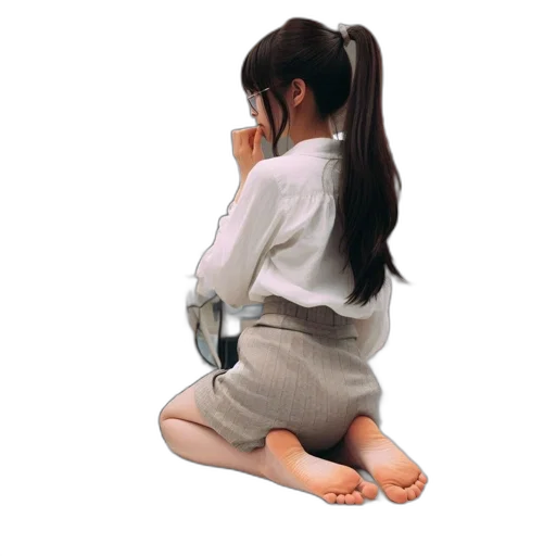 staff, dress, jacket, robot transparent PNG cut-out