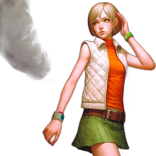 jacket, staff, dress, weapon transparent PNG cut-out