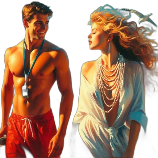 jewelry, oil painting, photorealistic, concept art transparent PNG cut-out