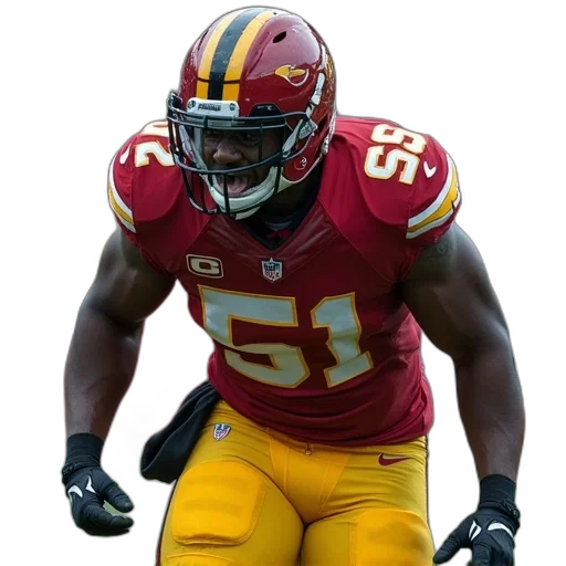 nfl, linebacker, barry, banks transparent PNG cut-out