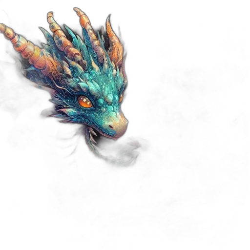 dragon, creature, animal, mask transparent PNG cut-out