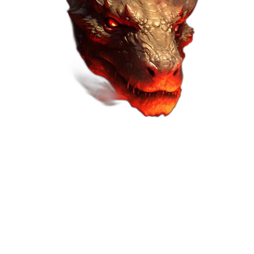dragon, mask, creature, animal transparent PNG cut-out