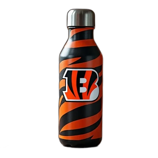 bottle, 3d render, thermos, nfl transparent PNG cut-out