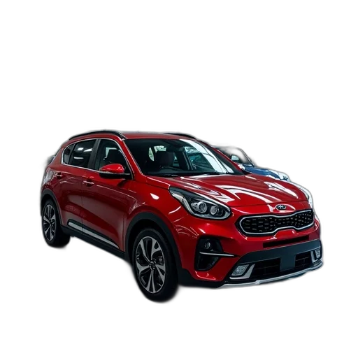 car, 2019, kia, sport transparent PNG cut-out