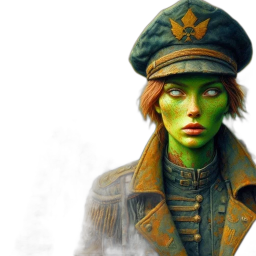 face, hat, staff, concept art transparent PNG cut-out