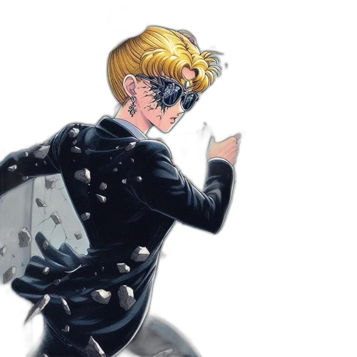 weapon, sword, mask, jacket transparent PNG cut-out