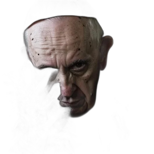 face, mask, staff, creature transparent PNG cut-out