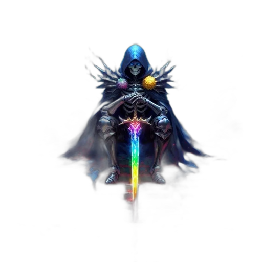 sword, staff, weapon, crown transparent PNG cut-out