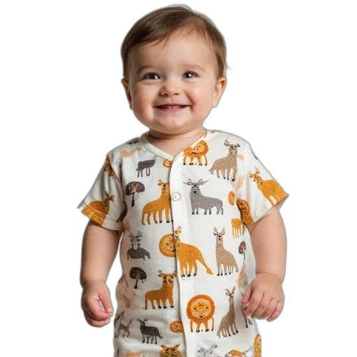 animal, baby, short, sleeve transparent PNG cut-out