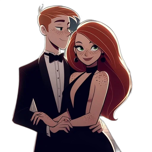 dress, cartoon, concept art, comic book art transparent PNG cut-out