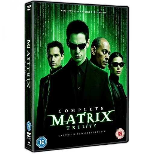 cover, dvd, complete, matrix transparent PNG cut-out