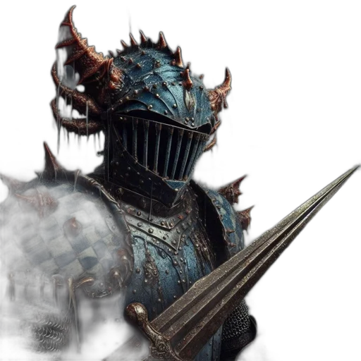 dragon, staff, mask, sword transparent PNG cut-out