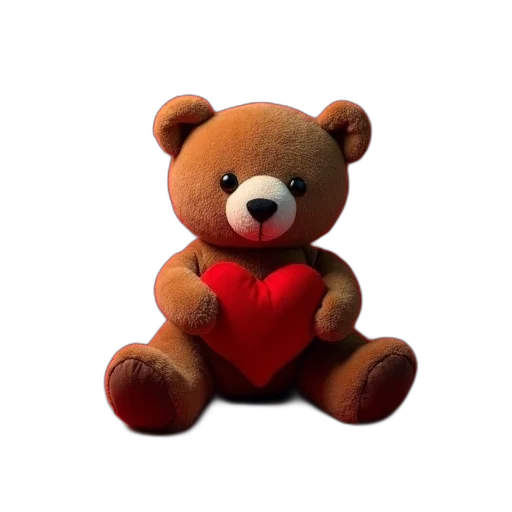 3d render, photorealistic, concept art, bear transparent PNG cut-out