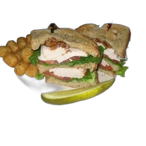 food, turkey, sandwich, lettuce transparent PNG cut-out