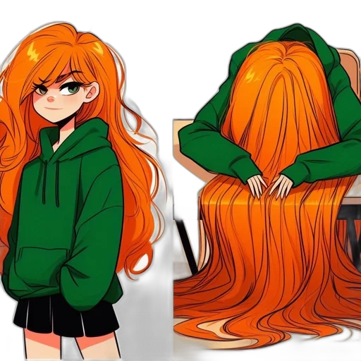 jacket, hair, concept art, anime transparent PNG cut-out