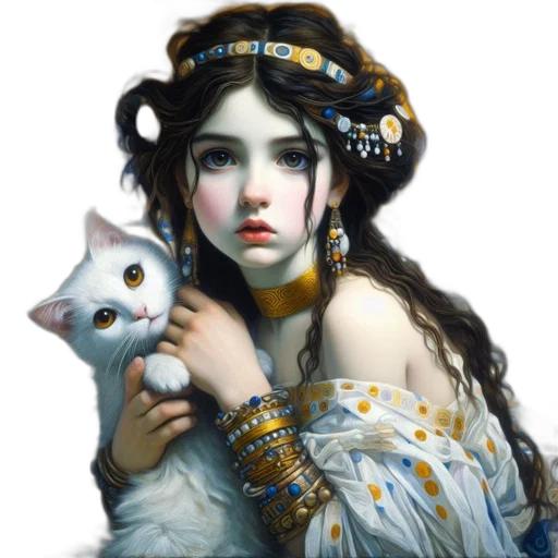 jewelry, fantasy art, oil painting, photorealistic transparent PNG cut-out