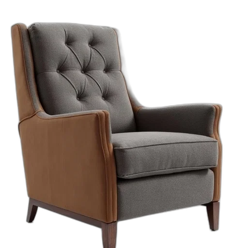 furniture, 3d render, earth tones, modern transparent PNG cut-out