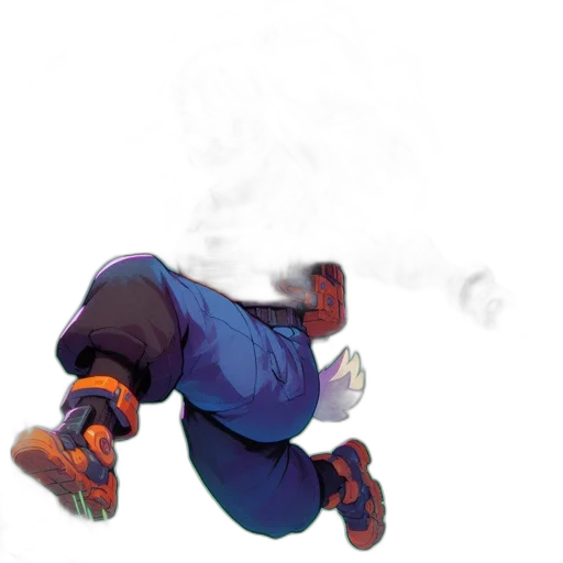 jacket, robot, creature, weapon transparent PNG cut-out