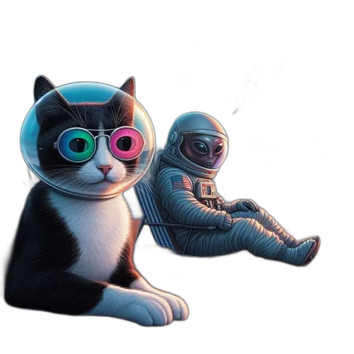robot, mask, vaporwave, concept art transparent PNG cut-out