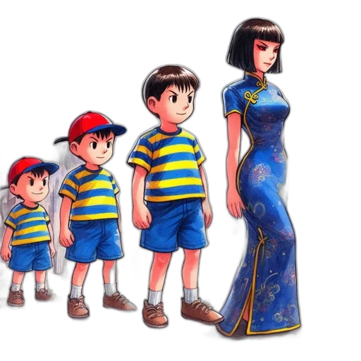 dress, concept art, pixel art, cartoon transparent PNG cut-out