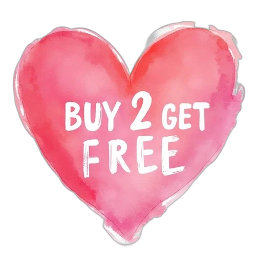 watercolor, heart, shaped, drawing transparent PNG cut-out