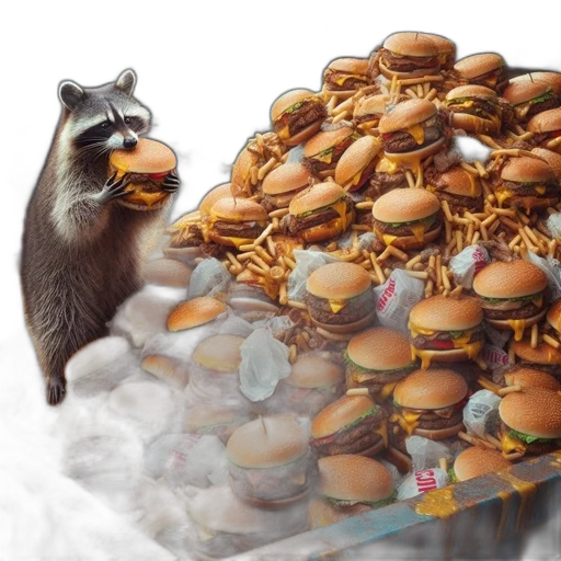 food, animal, concept art, 3d render transparent PNG cut-out