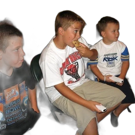 food, boy, white, shirt transparent PNG cut-out