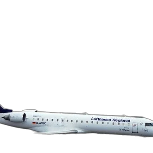lufthansa, regional, airplane, parked transparent PNG cut-out