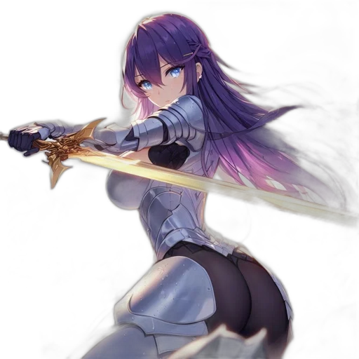 weapon, sword, staff, dragon transparent PNG cut-out