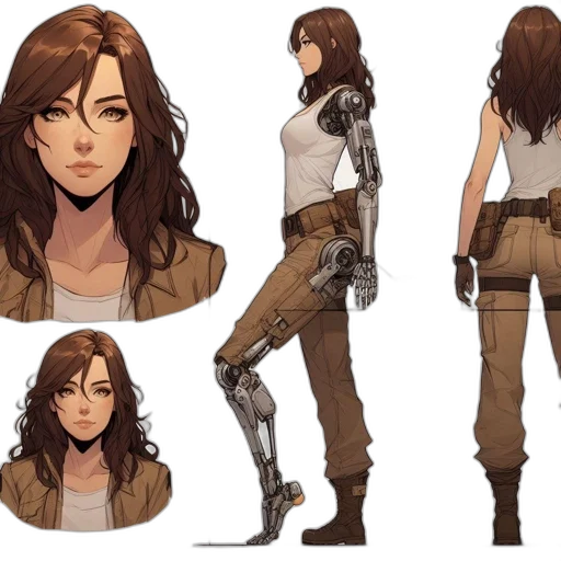 jacket, concept art, comic book art, fantasy art transparent PNG cut-out