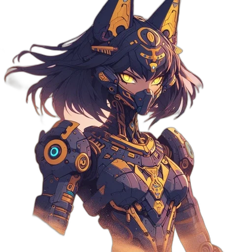 mask, jewelry, crown, staff transparent PNG cut-out