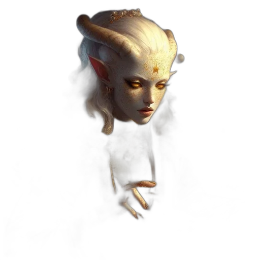 creature, staff, mask, face transparent PNG cut-out