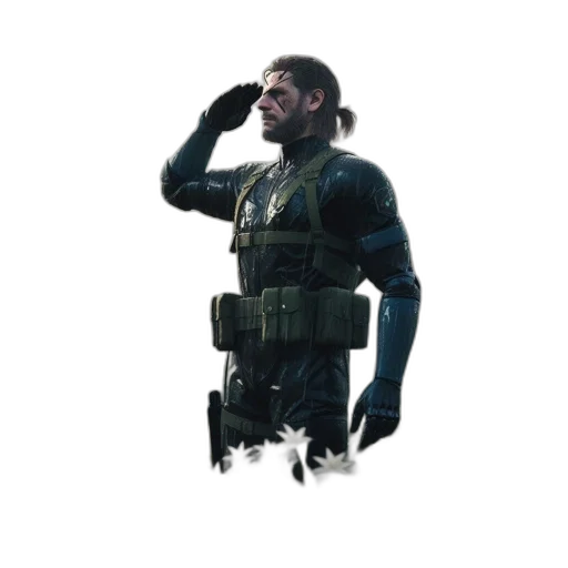 jacket, weapon, face, mask transparent PNG cut-out