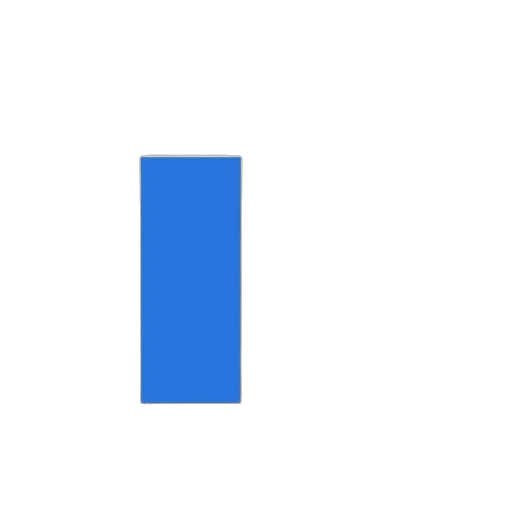 robot, pixel art, blue, monochrome transparent PNG cut-out
