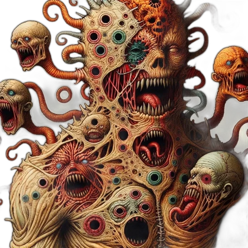 mask, creature, face, concept art transparent PNG cut-out