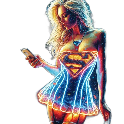 dress, comic book art, concept art, fantasy art transparent PNG cut-out