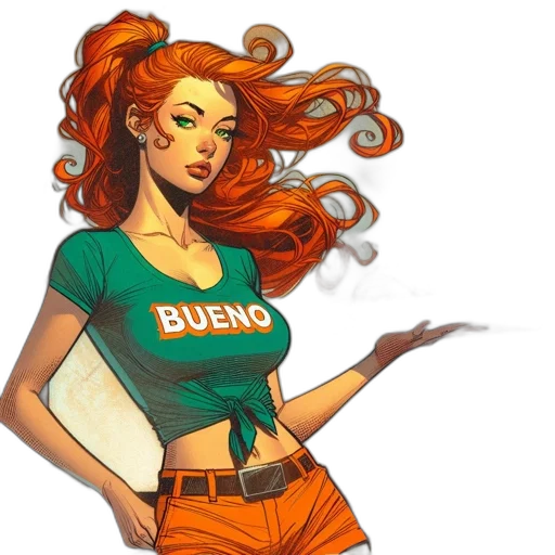 dress, comic book art, concept art, fantasy art transparent PNG cut-out