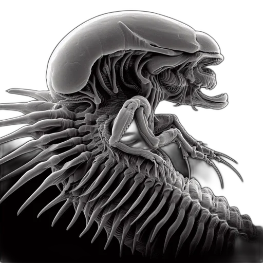 creature, hair, animal, robot transparent PNG cut-out