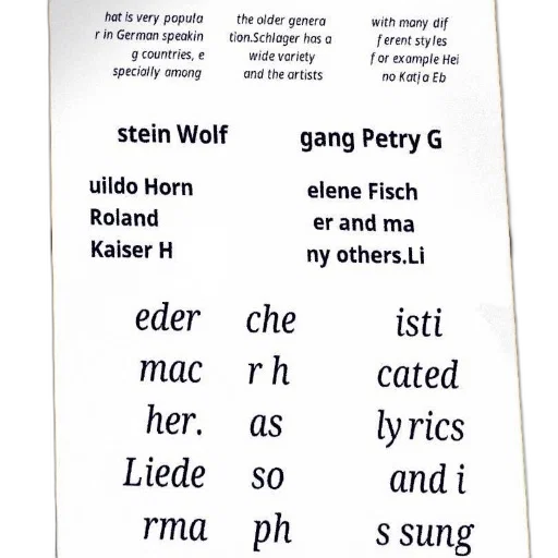 poster, text, german, about transparent PNG cut-out