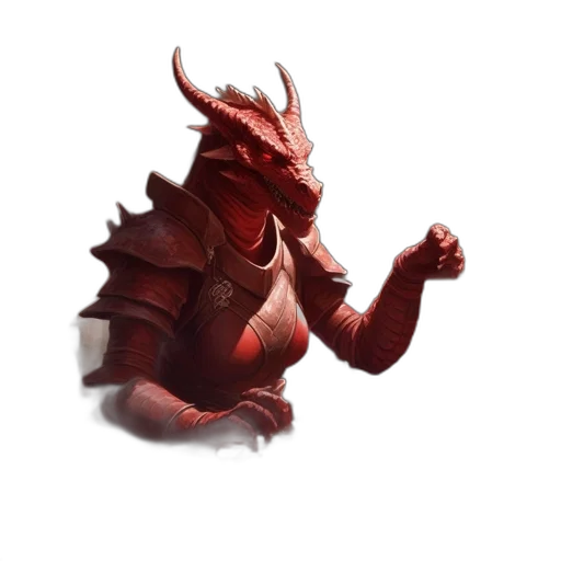 dragon, creature, animal, staff transparent PNG cut-out