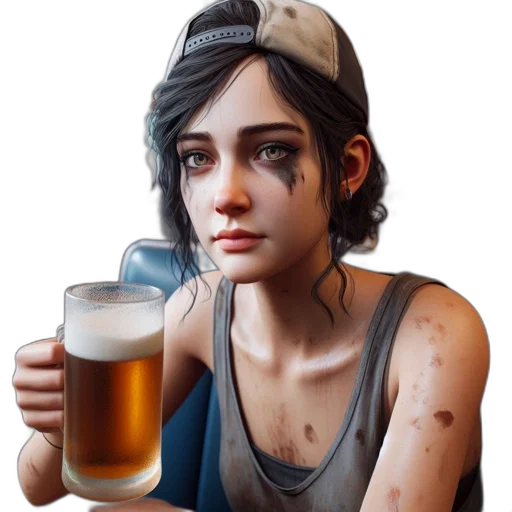 face, weapon, hat, jacket transparent PNG cut-out