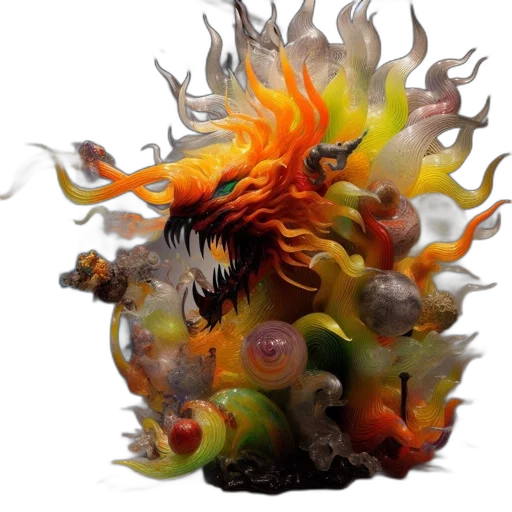 dragon, food, creature, hair transparent PNG cut-out