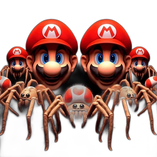 mask, creature, animal, 3d render transparent PNG cut-out