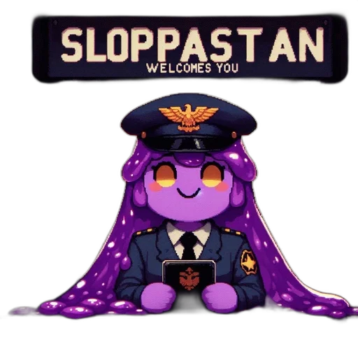 staff, concept art, vaporwave, pixel art transparent PNG cut-out