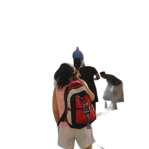 jacket, staff, hat, umbrella transparent PNG cut-out