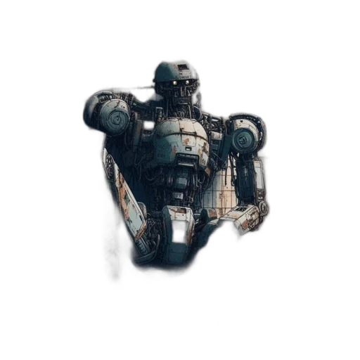 robot, weapon, creature, mask transparent PNG cut-out