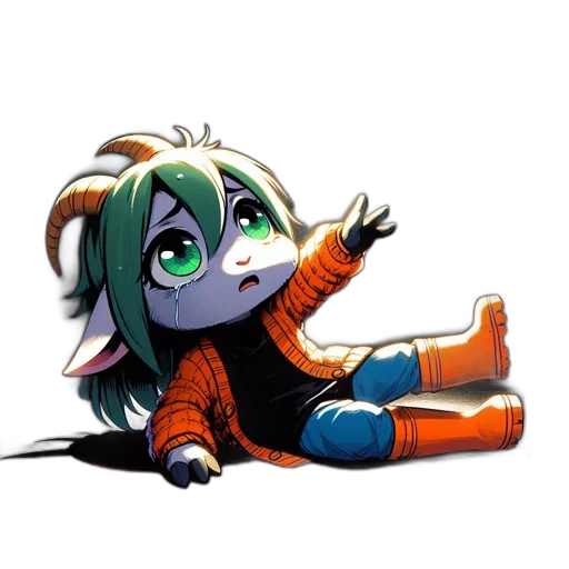 dragon, creature, animal, staff transparent PNG cut-out