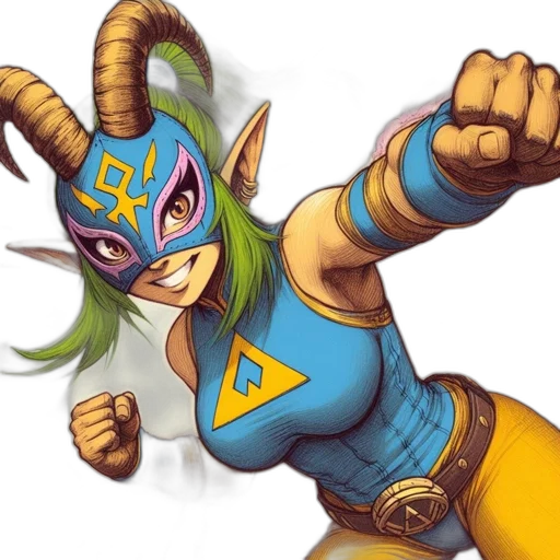 mask, dragon, staff, weapon transparent PNG cut-out