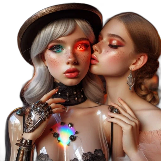 jewelry, robot, face, mask transparent PNG cut-out